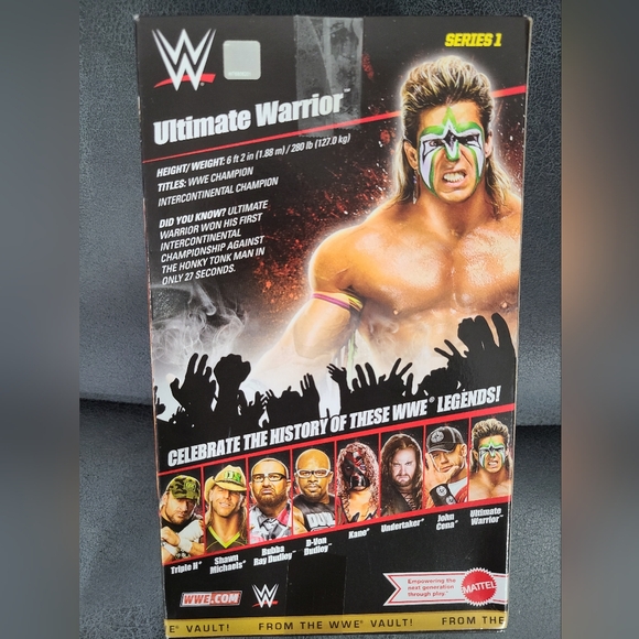 Ultimate Warrior - WWE From the Vault Ringside Exclusive Series 1 - Picture 3 of 3
